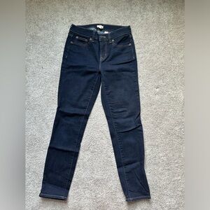 J.Crew Petite Dark Wash Skinny Jeans